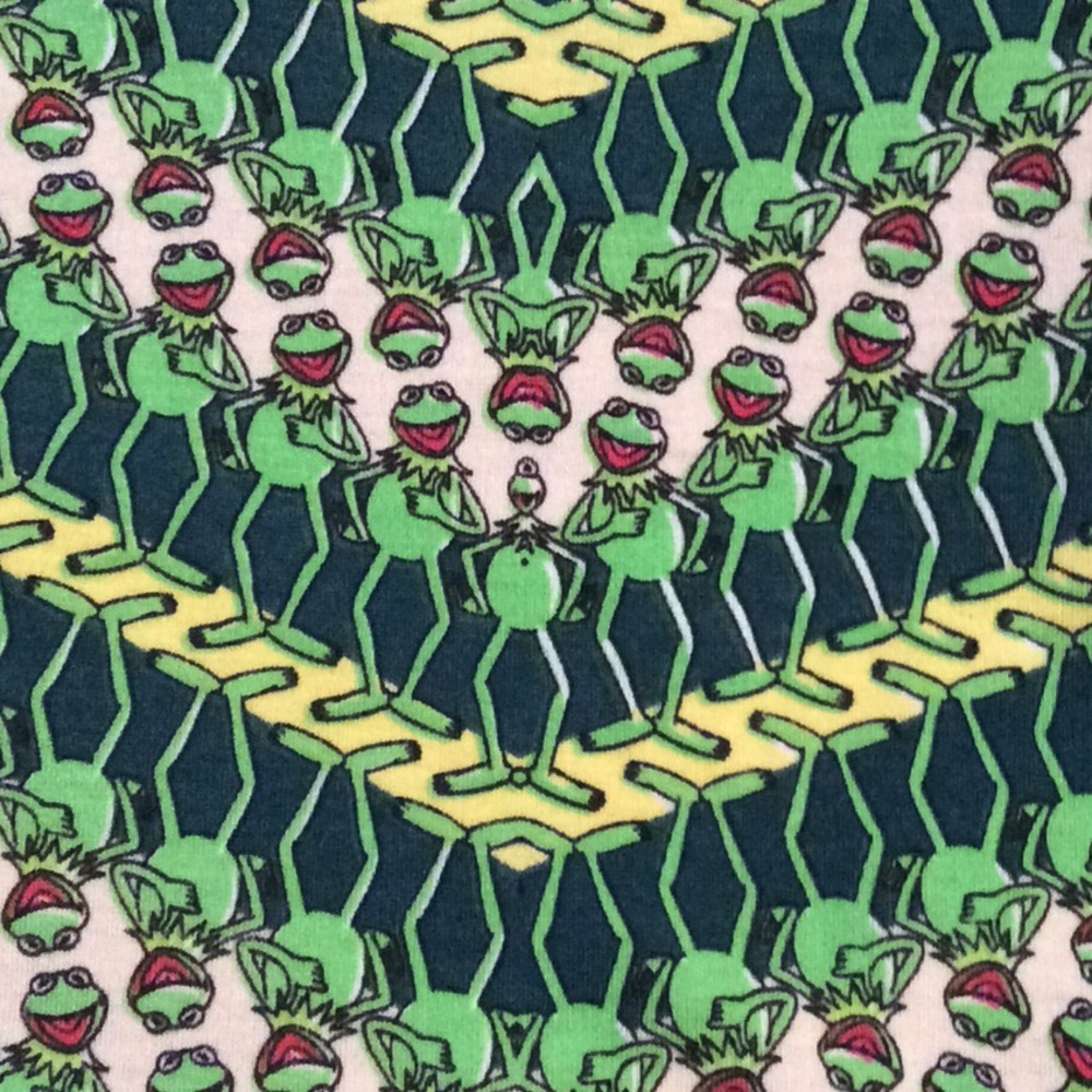 LuLaRoe S Disney “Kermit” Classic Tee Shirt